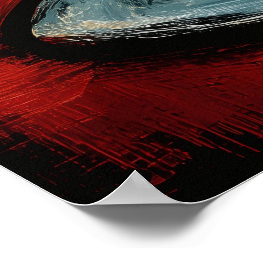 Poster Silent Brew — Contemporary Abstract Expressionism (Coin)