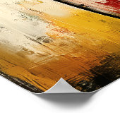 Poster Silent Current — Expression Abstraite Contemporain (Coin)