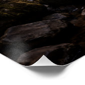 Poster Silent Forest Waterfall – Calm Nature Landscape (Coin)