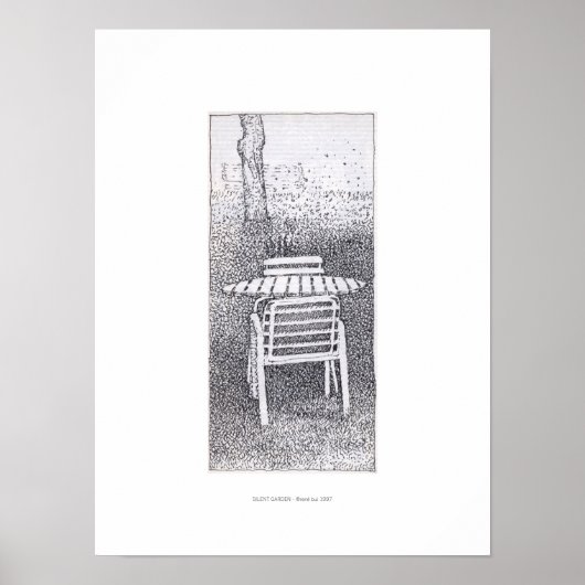 Poster SILENT GARDEN (Devant)