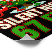 Poster Silent Night 67 Fight Funny Christmas  (Coin)
