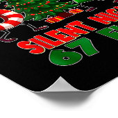 Poster Silent Night Christmas Tree 67 Pajamas Funny Six S (Coin)