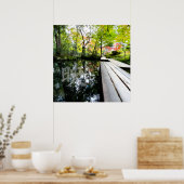 Poster Silent Passage — 映 (Reflection) | Wabi-Sabi Photo  (Cuisine)