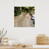 Poster Silent Passage - 流 (Flow) - Japanese Wabi-Sabi Pho (Cuisine)