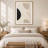 Poster Silent Passage | Minimal Abstract Plaster Art Prin