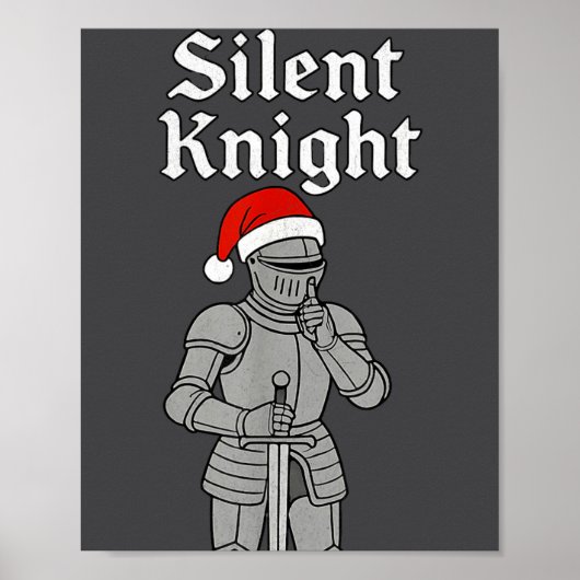 Poster Silent Santa Knight Christmas Holiday Xmas Theme M (Devant)