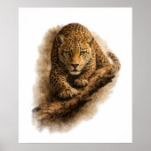 Poster Silent Stalker — Léopard d'Afrique (Devant)