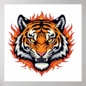 Poster Silent Tiger – Precision and Power (Devant)