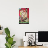 Poster Silenus et le jeune Satyr, mur Est (Bureau à domicile)