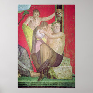 Poster Silenus et le jeune satyre, mur est