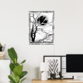 Poster Silhouette (Bureau à domicile)