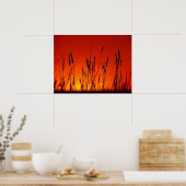 Poster Silhouette (Cuisine)