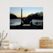 Poster Silhouette 2ème guerre mondiale Howitzer (Cuisine)