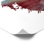 Poster silhouette Abstraite (Coin)