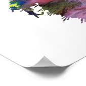 Poster silhouette Abstraite (Coin)