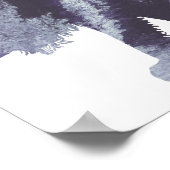 Poster silhouette Abstraite de l'ours paresseux (Coin)