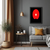 Poster Silhouette Abstraite minimaliste