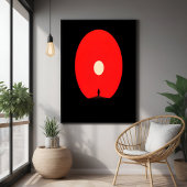 Poster Silhouette Abstraite minimaliste