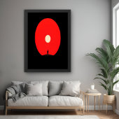 Poster Silhouette Abstraite minimaliste