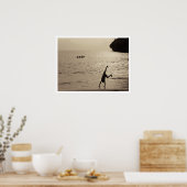 Poster silhouette active (Cuisine)