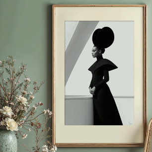 Poster Silhouette Architectural : Avant-Garde Monochrome