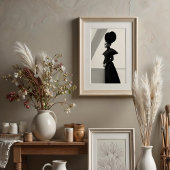 Poster Silhouette Architecturale : Avant-Garde Monochrome