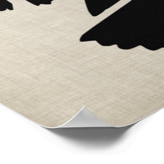 Poster Silhouette Audubon IV (Coin)