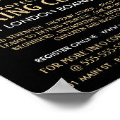 Poster Silhouette Boxing Match, Boxing Class Advert (Coin)