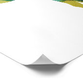 Poster Silhouette chromatique abstraite (Coin)