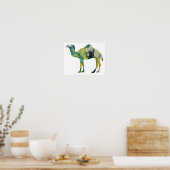 Poster Silhouette chromatique abstraite (Cuisine)