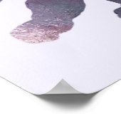 Poster Silhouette d'anthère (Coin)