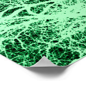 Poster Silhouette d'arbre vert (Coin)