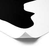 Poster silhouette de basket (Coin)