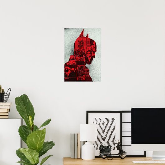 Poster Silhouette de Batman (Bureau à domicile)