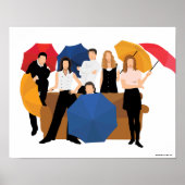 Poster Silhouette de caractères FRIENDS™ (Devant)