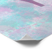 Poster Silhouette de cerf Simple abstrait Winter Mignonne (Coin)