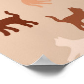 Poster Silhouette de chat (Coin)