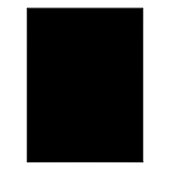 Poster Silhouette de chat noir minimaliste (Devant)