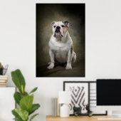 Poster Silhouette de chien élégant (Bureau à domicile)