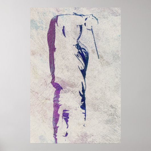 Poster Silhouette de clôture (Devant)