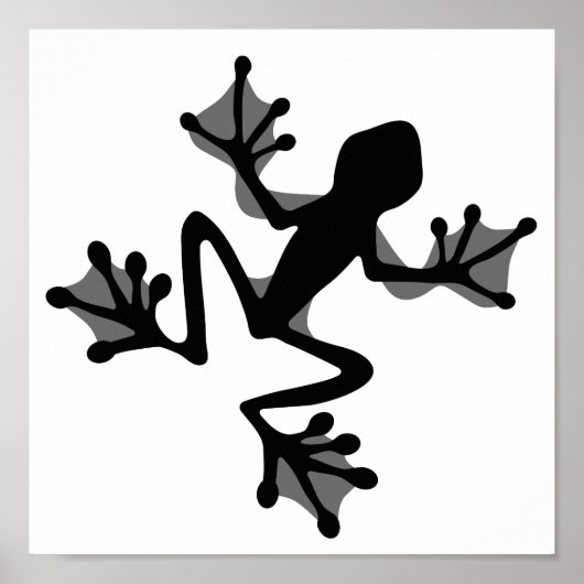 Poster Silhouette de Frog (Devant)