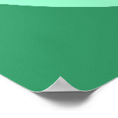 Poster Silhouette de hippocampe vert (Coin)