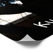 Poster Silhouette de la statue du temple de Chion, Kyoto, (Coin)