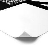 Poster silhouette de la ville de New York (Coin)