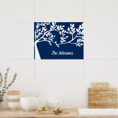 Poster Silhouette de l'arbre (Cuisine)