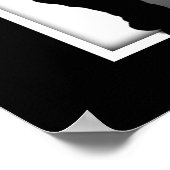 Poster Silhouette de l'homme disparu (Coin)