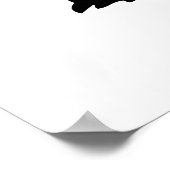 Poster Silhouette de l'ours (Coin)