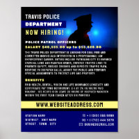 Silhouette de police, Recrutement d'agents de poli