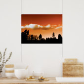 Poster Silhouette de requin (Cuisine)