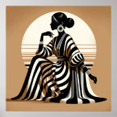 Poster Silhouette de Sophistication (Devant)